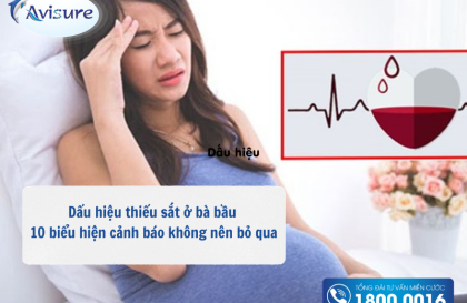 Dấu hiệu thiếu sắt ở bà bầu: 10 biểu hiện cảnh báo không nên bỏ qua