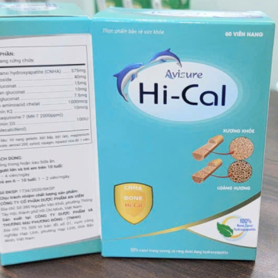 Thực phẩm bảo vệ sức khỏe Avisure Hi-Cal