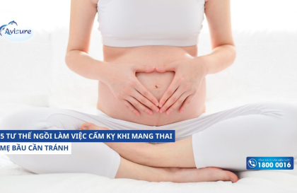 5 tư thế ngồi làm việc cấm kỵ khi mang thai mẹ cần tránh