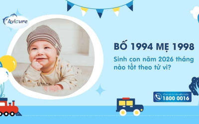 Bố 1994 mẹ 1998 sinh con năm 2026 tháng nào tốt theo tử vi?