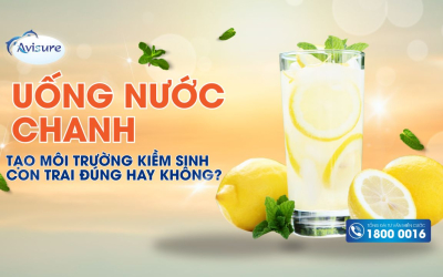 Uống nước chanh tạo môi trường kiềm sinh con trai có đúng không?