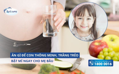 Bật mí ăn gì để con thông minh, trắng trẻo, xinh đẹp cho mẹ