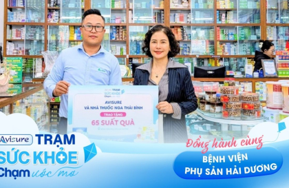 Tiếp nối Avisure Trạm Sức Khỏe tại Bệnh viện Phụ sản Hải Dương