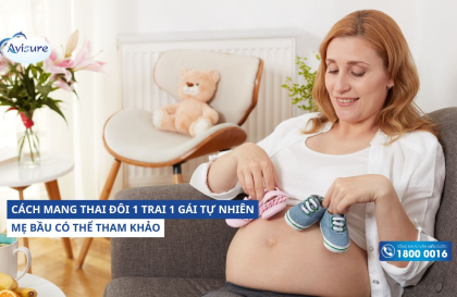 Cách mang thai đôi 1 trai 1 gái tự nhiên mẹ bầu có thể tham khảo