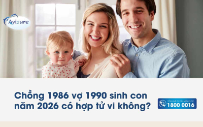 Chồng 1986 vợ 1990 sinh con năm 2026 có hợp tử vi không?
