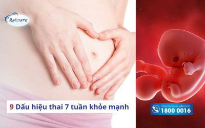 Tổng hợp 9 dấu hiệu thai 7 tuần khoẻ mạnh và phát triển tốt cho mẹ