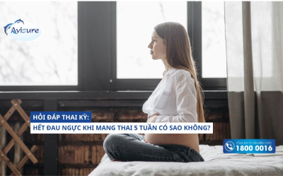 Hết đau ngực khi mang thai 5 tuần có sao không?