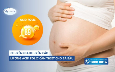 Lượng acid folic cần thiết cho bà bầu là bao nhiêu? Chuyên gia khuyến cáo