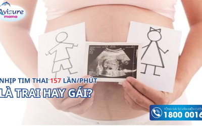 Nhịp tim thai 157 lần/phút là trai hay gái? Mẹo hay đoán giới tính thai nhi 