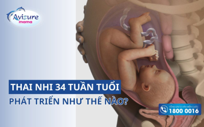 Thai nhi 34 tuần phát triển thế nào? Lời khuyên hữu ích cho mẹ
