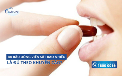 Bà bầu uống viên sắt bao nhiêu là đủ theo khuyến cáo?