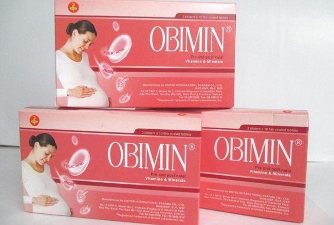Vitamin cho bà bầu OBIMIN