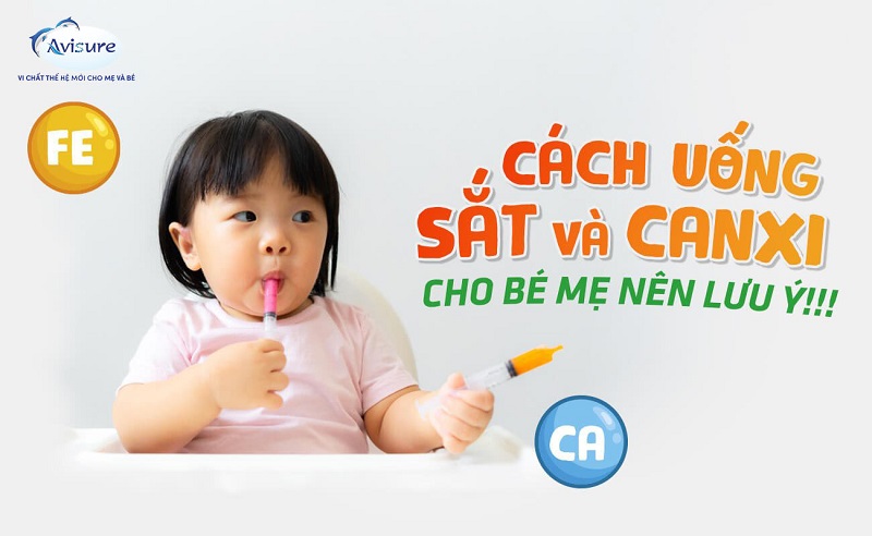 Cách bổ sung sắt và canxi cho trẻ