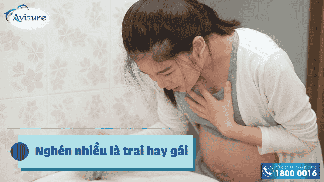 Ốm nghén nặng sinh con trai hay con gái