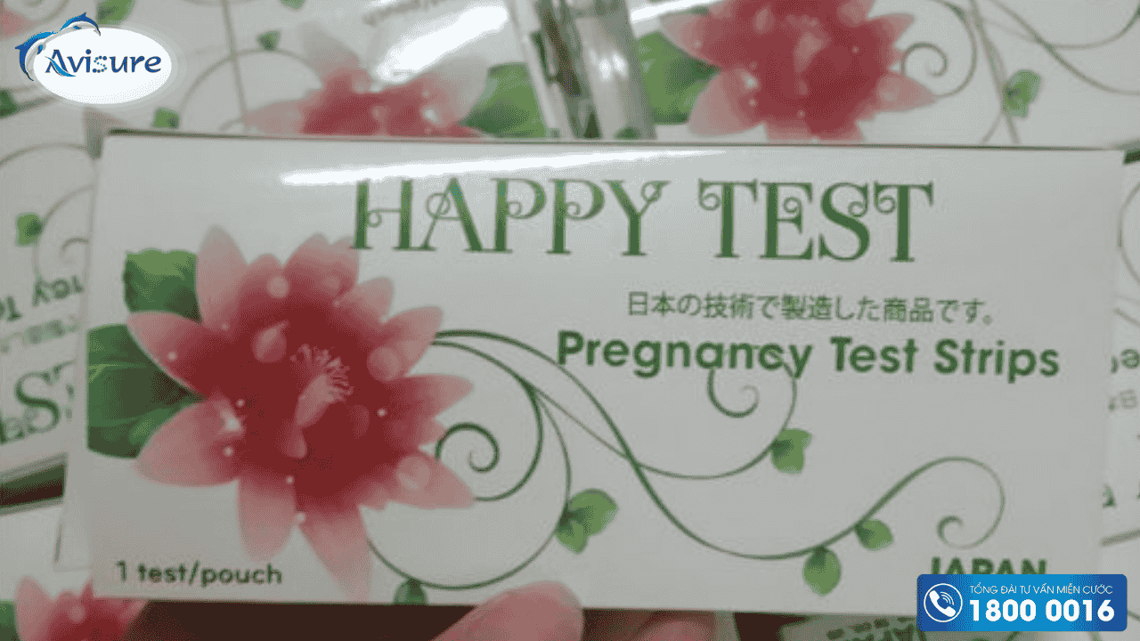 Que test thử thai của Nhật Happy Test