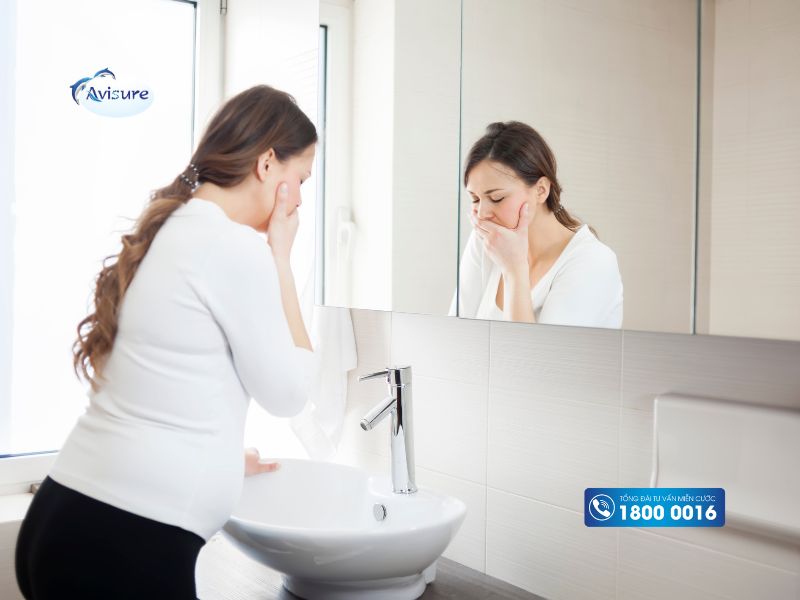 Nôn nghén nhiều cùng dẫn tới chuột rút thời kỳ đầu mang thai