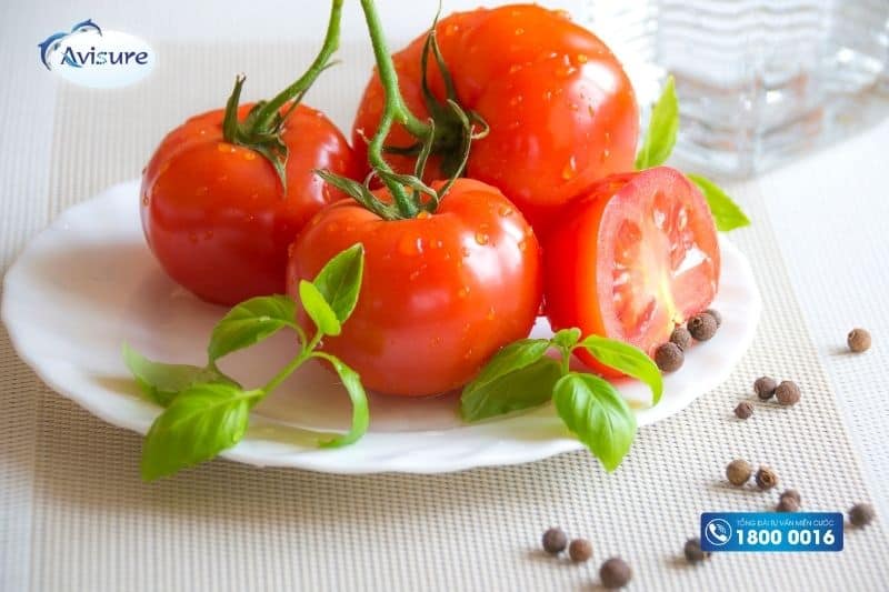 ăn gì để bổ trứng - ăn cà chua