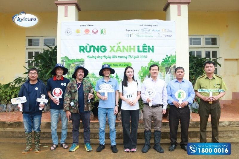 avisure góp xanh giúp rừng xanh lên