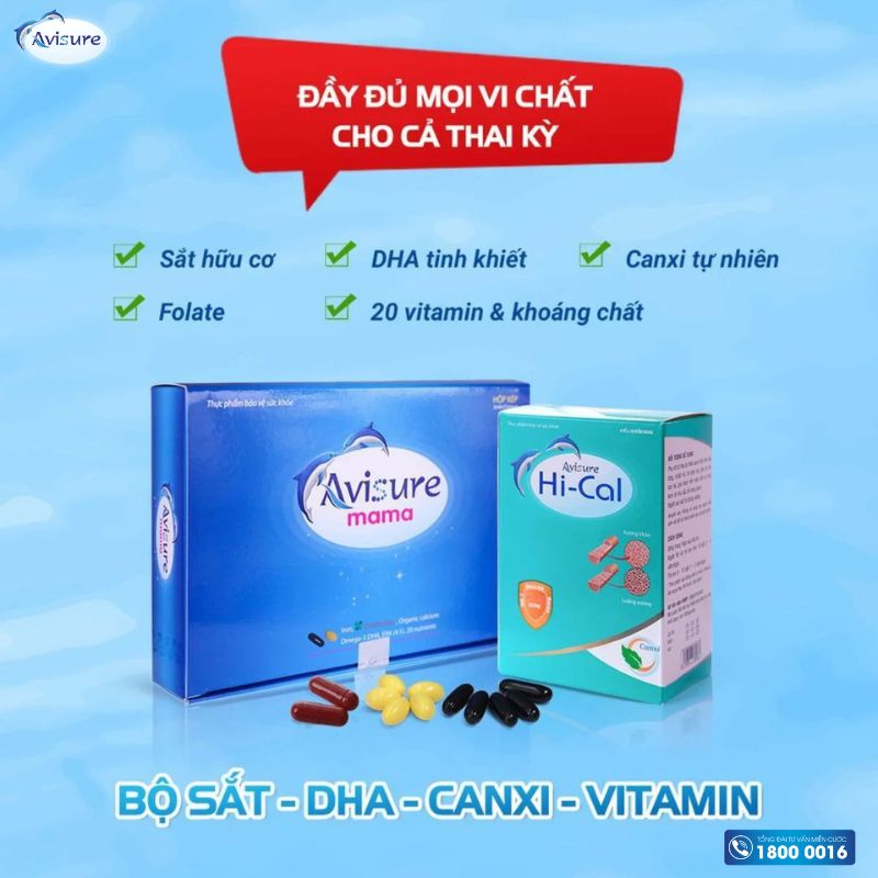 Avisure mama vitamin tổng hợp cho bà bầu 24 tuần