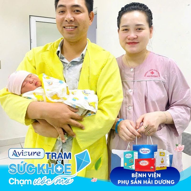 avisure trao quà tại bệnh viện phụ sản hải dương