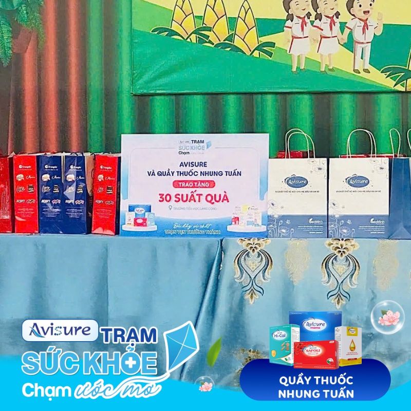 avisure trao quà tại vĩnh phúc