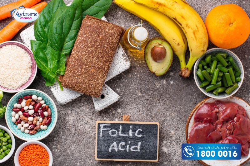 Bà bầu ba tháng đầu nên bổ sung acid folic