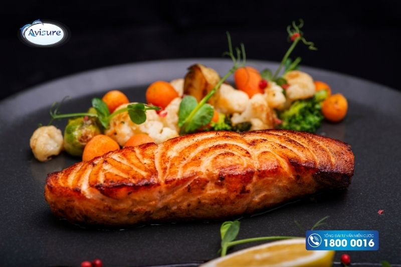 bà bầu ăn gì tốt cho thai nhi cá hồi