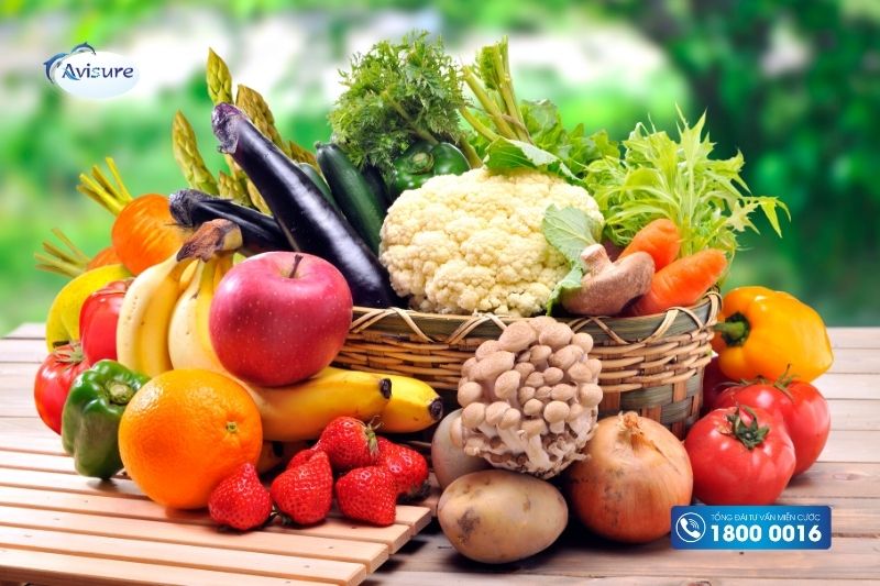 bà bầu ăn gì tốt cho thai nhi rau xanh và trái cây