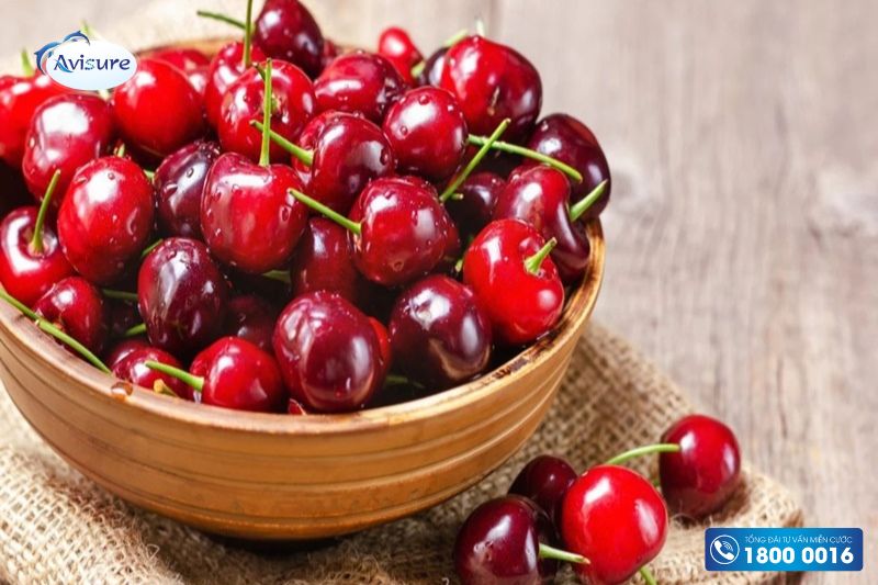 bà bầu nên ăn quả gì quả cherry