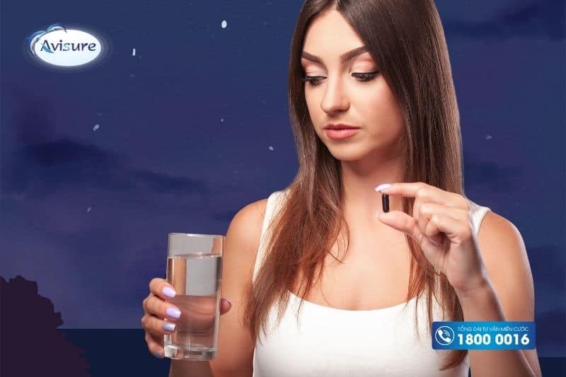 bà bầu uống sắt vào buổi tối