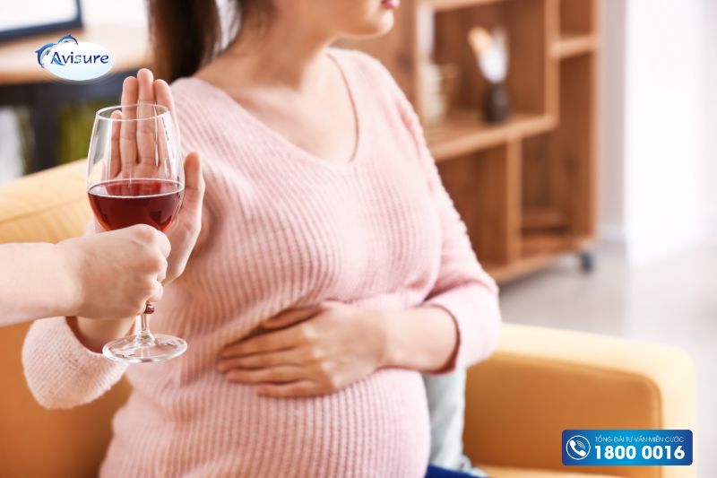 bầu tháng đầu kiêng gì kiêng rượu bia