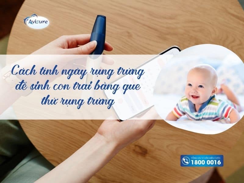 Tính ngày rụng trứng bằng que thử rụng trứng