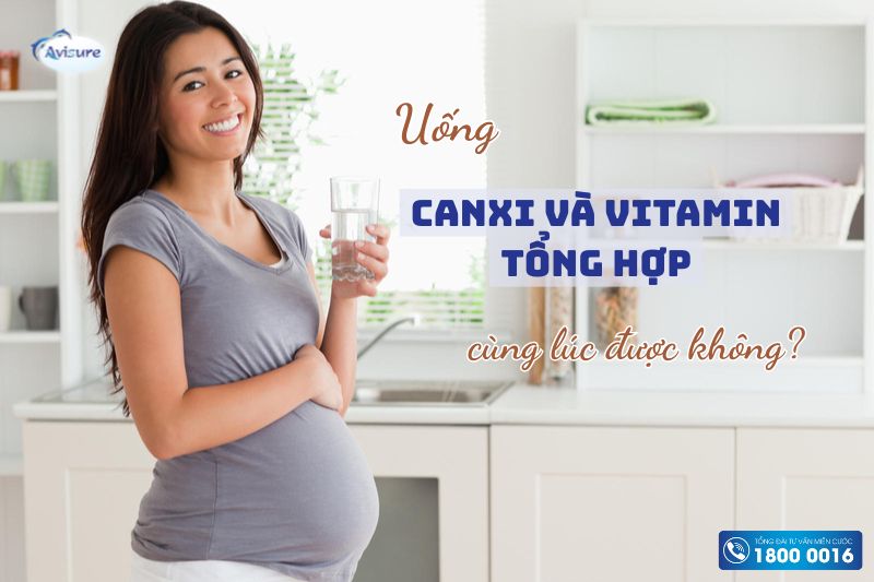 cách uống vitamin tổng hợp và canxi cho bà bầu cùng lúc được không