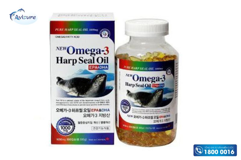 dha hàng quốc cho bé omega 3 harp seal oil