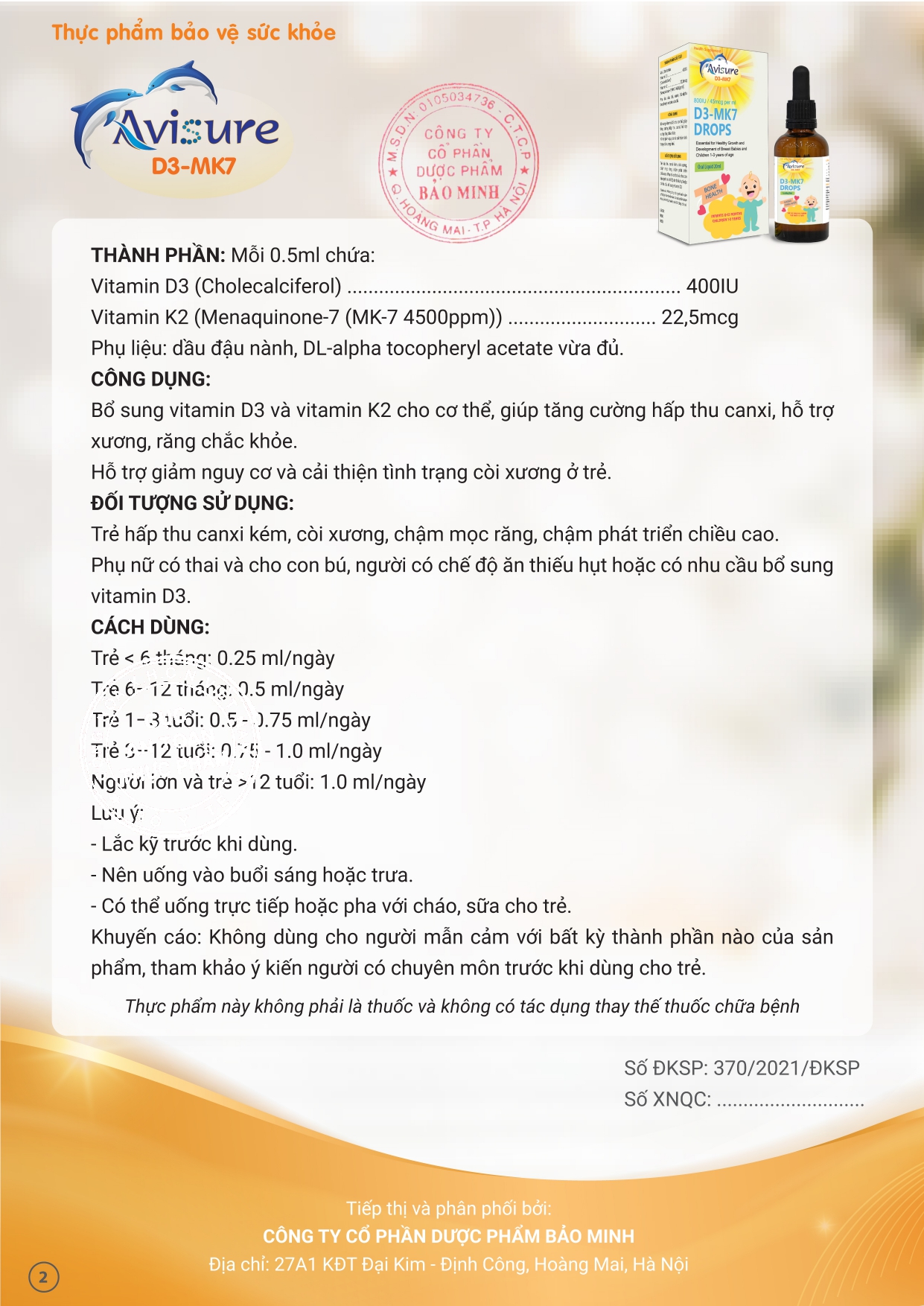 giấy phép quảng cáo avisure d3mk7