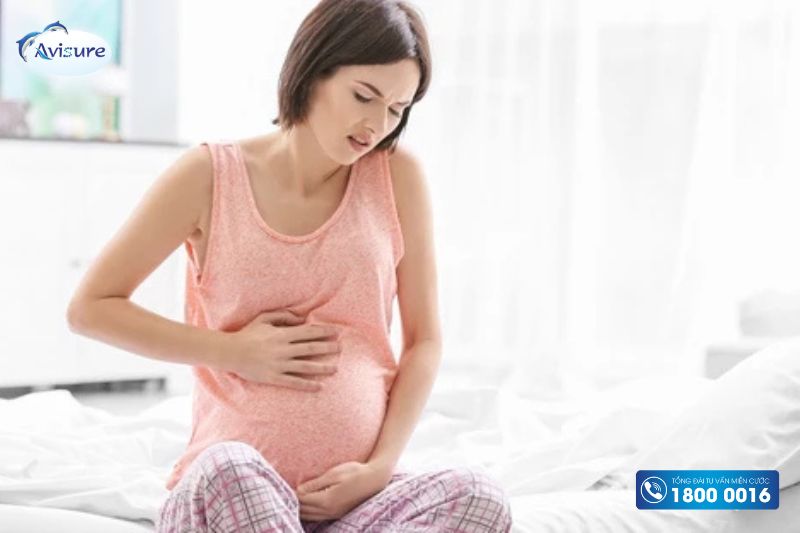 mẹ bầu uống sắt bị táo bón