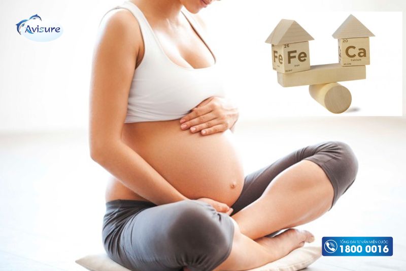 nhu cầu sắt canxi tổng hợp cho bà bầu