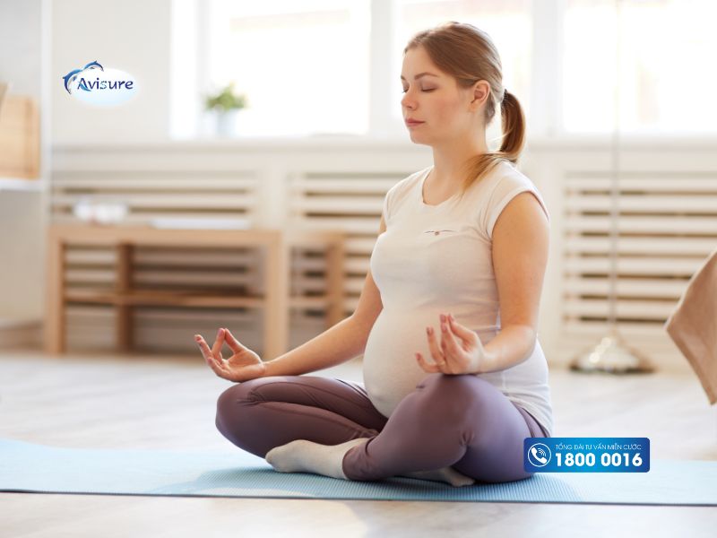 Các bài tập giảm đau bụng râm râm ở mẹ bầu
