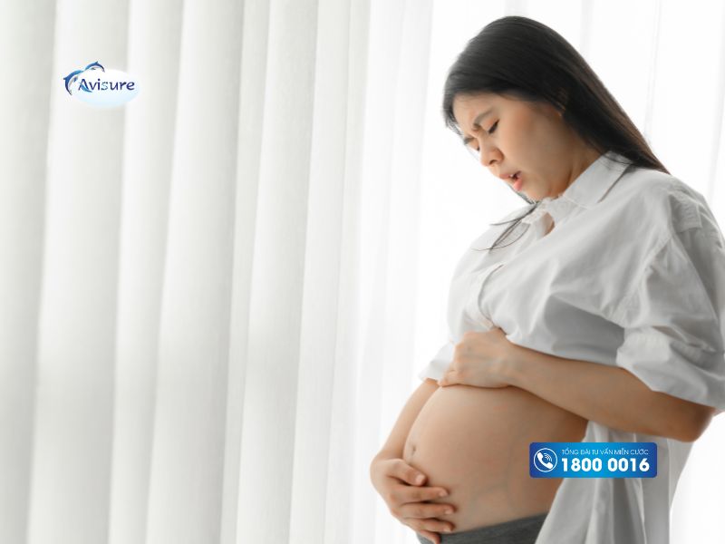 Nguyên nhân bầu 35 tuần đau bụng râm râm