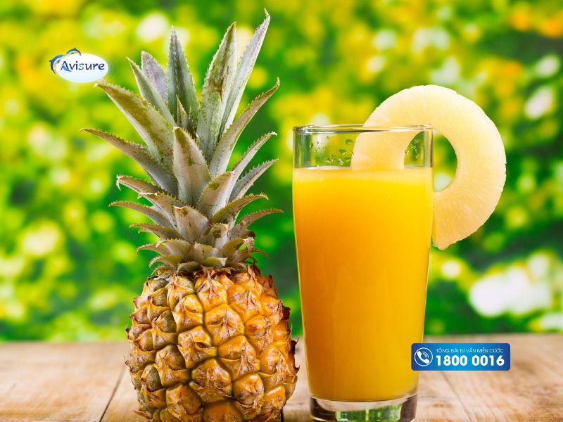 Tác dụng của nước ép dứa đối với bà bầu