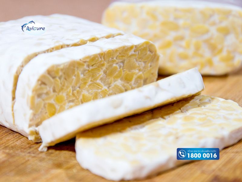 Tempeh từ đậu nành chứa Lactobacillus và các dưỡng chất khác