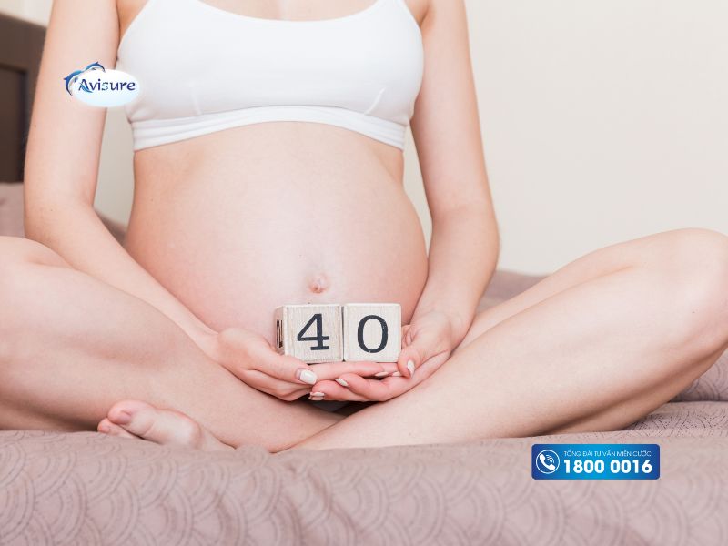 Thai 40 tuần chưa có dấu hiệu sinh phải làm sao?