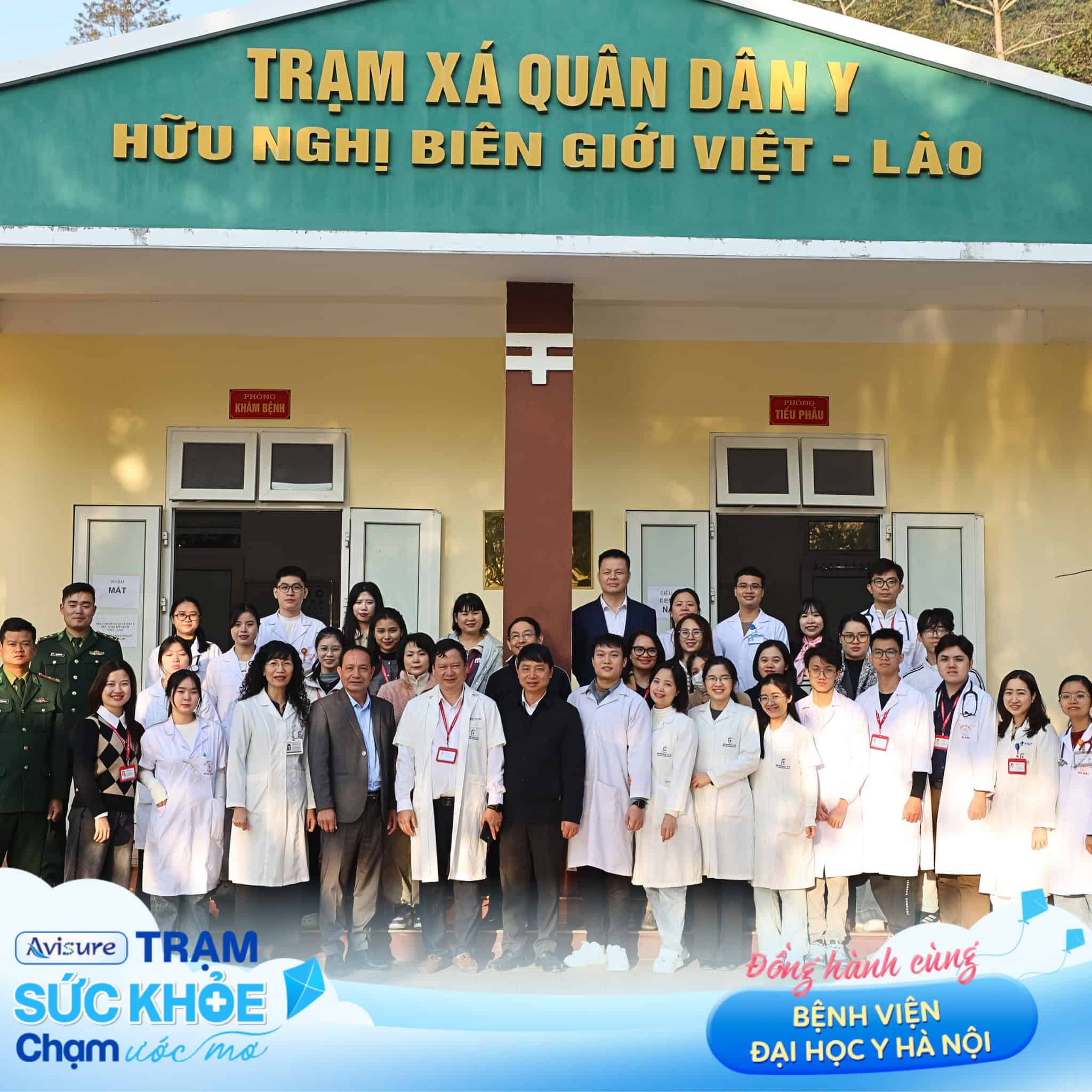 tham gia trạm sức khỏe avisure cùng đại học y hà nội