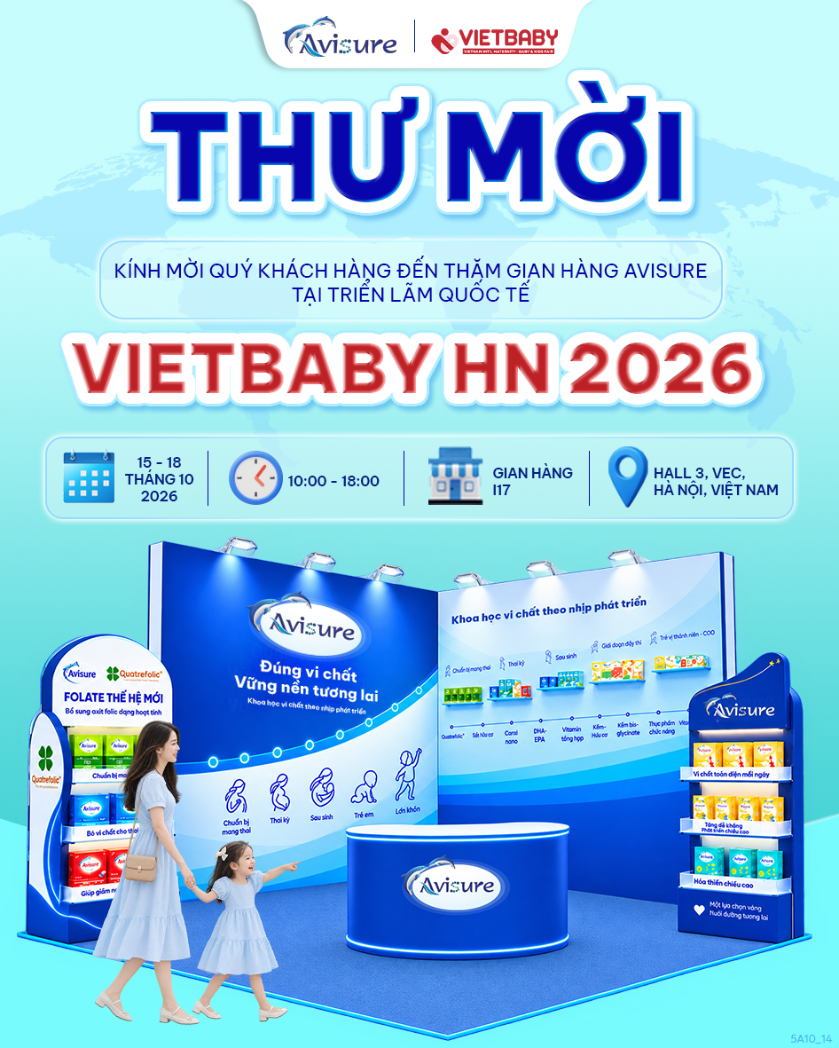 Thư mời tham gia thăm quan gian hàng VIETBABY FAIR Hà Nội 2026