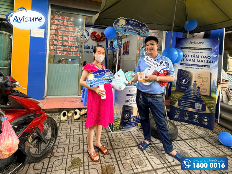 Khách hàng tham gia sự kiện trung thu 2026 tại Phòng khám siêu âm 5D