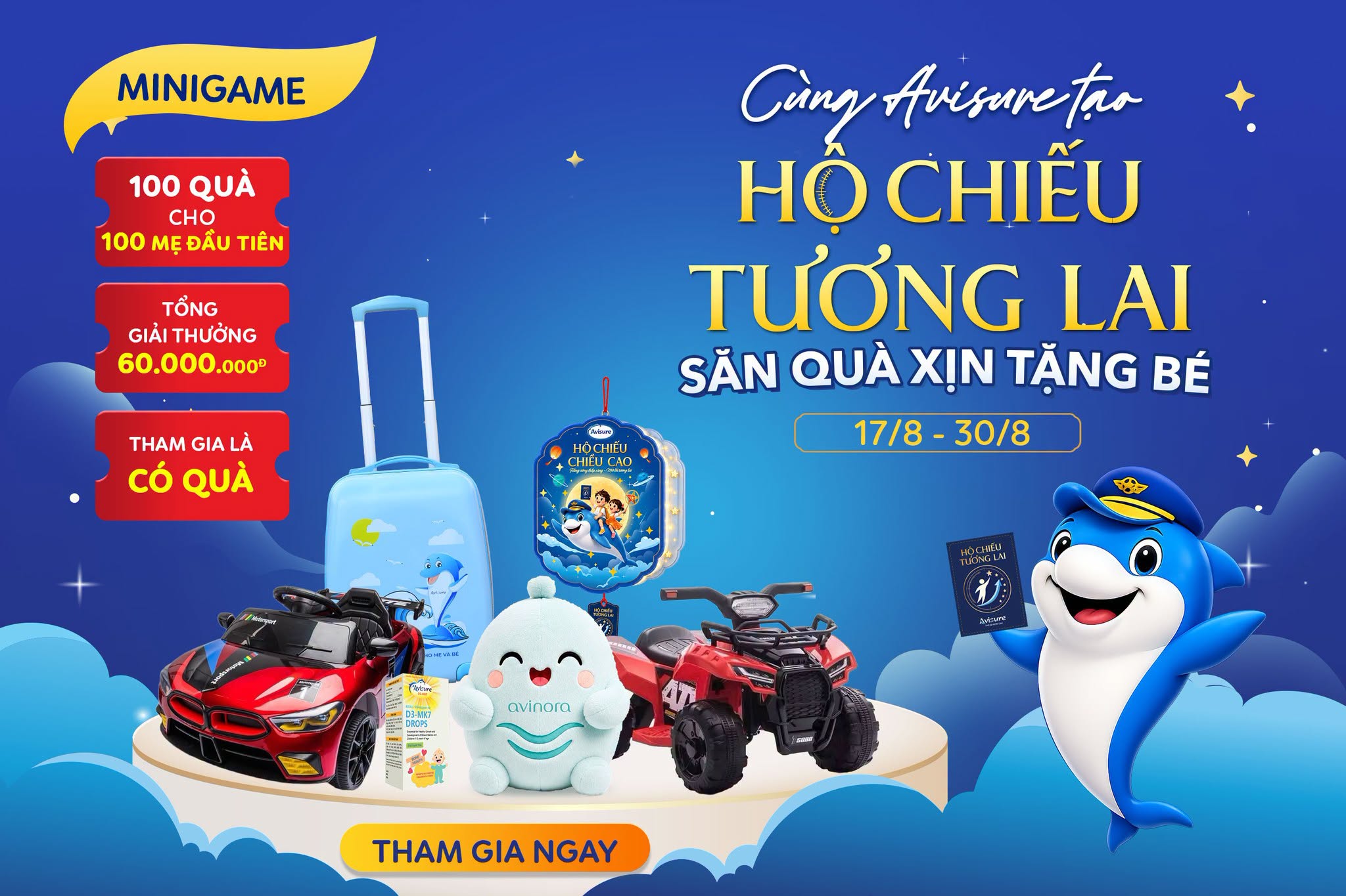 Khởi động chương trình mini game với thử thách hộ chiếu tương lai cho bé