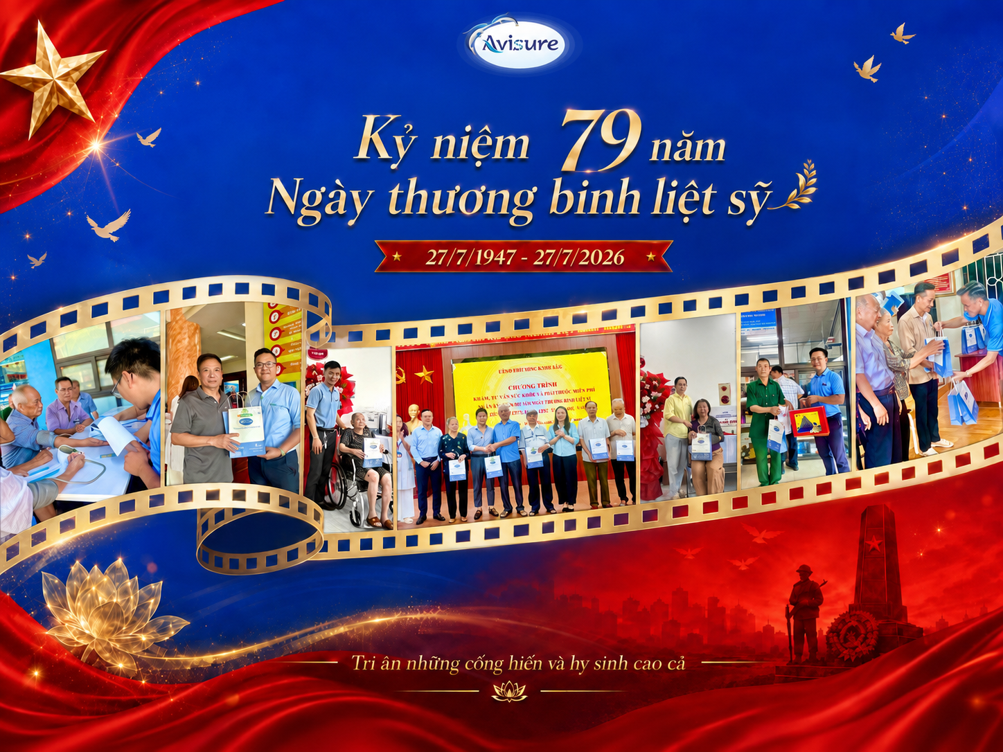 Avisure Việt Nam tri ân chào mừng kỷ niệm 79 năm ngày thương binh liệt sĩ 27/7