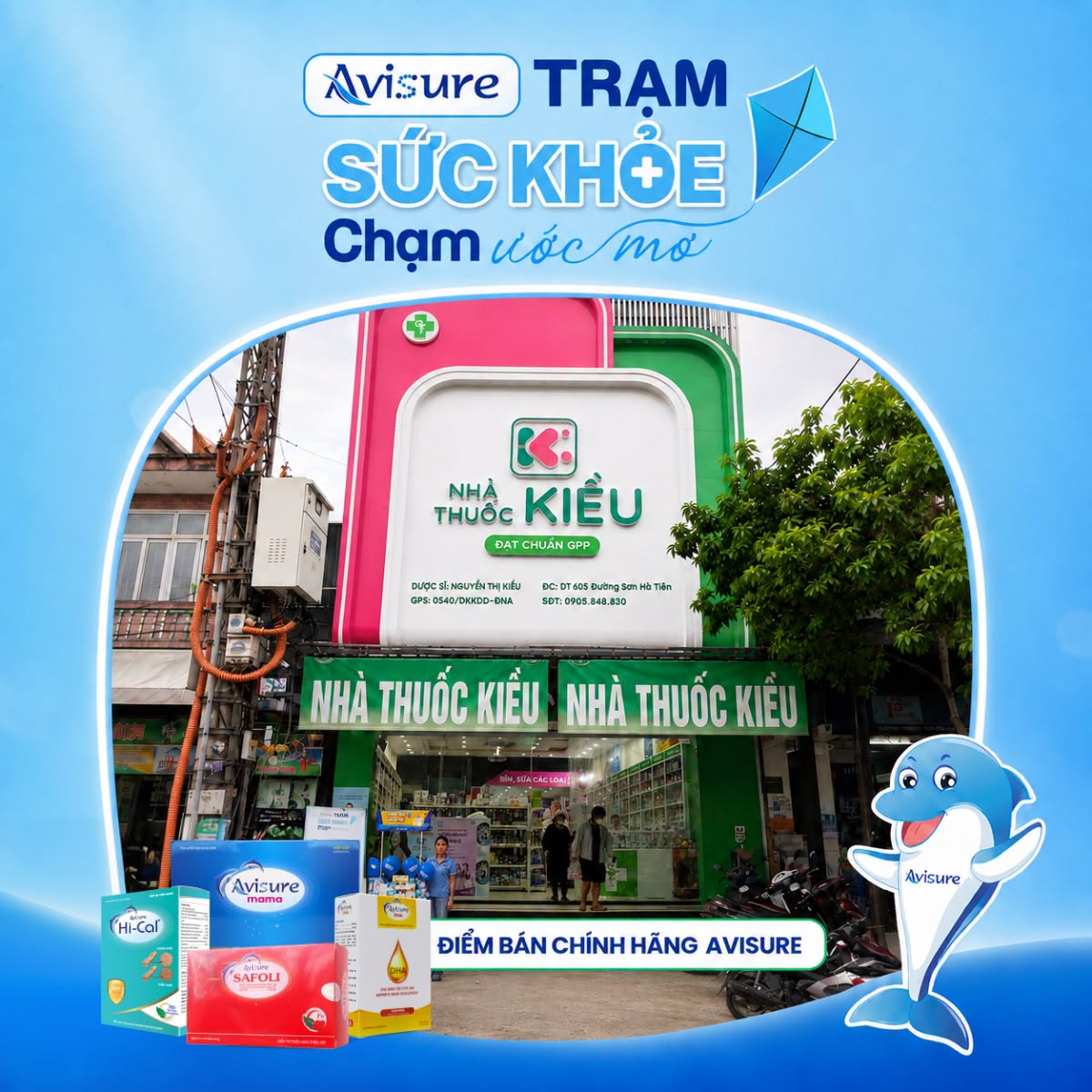 Trạm sức khoẻ - chạm ước mơ tại Nhà thuốc Kiều Đà Nẵng