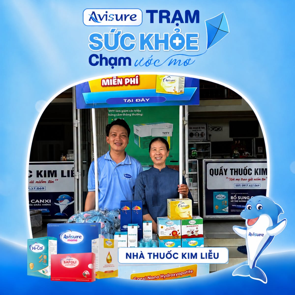 Trạm sức khoẻ - Chạm ước mơ tại Quầy thuốc Kim Liễu