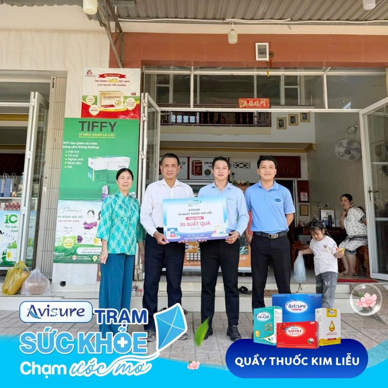 trạm sức khỏe avisure cùng quầy thuốc kim liễu